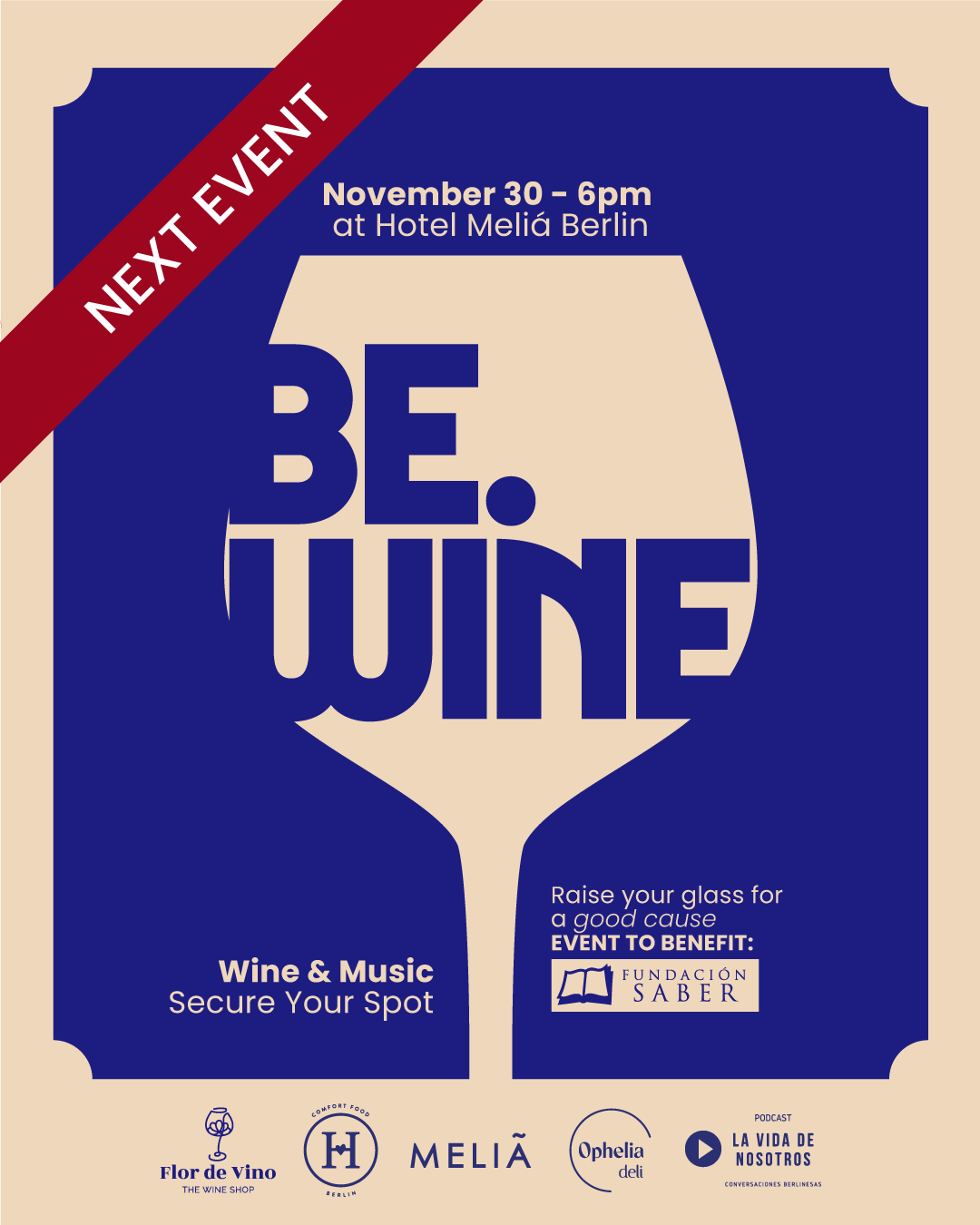 Be.Wine Ticket - November 30th