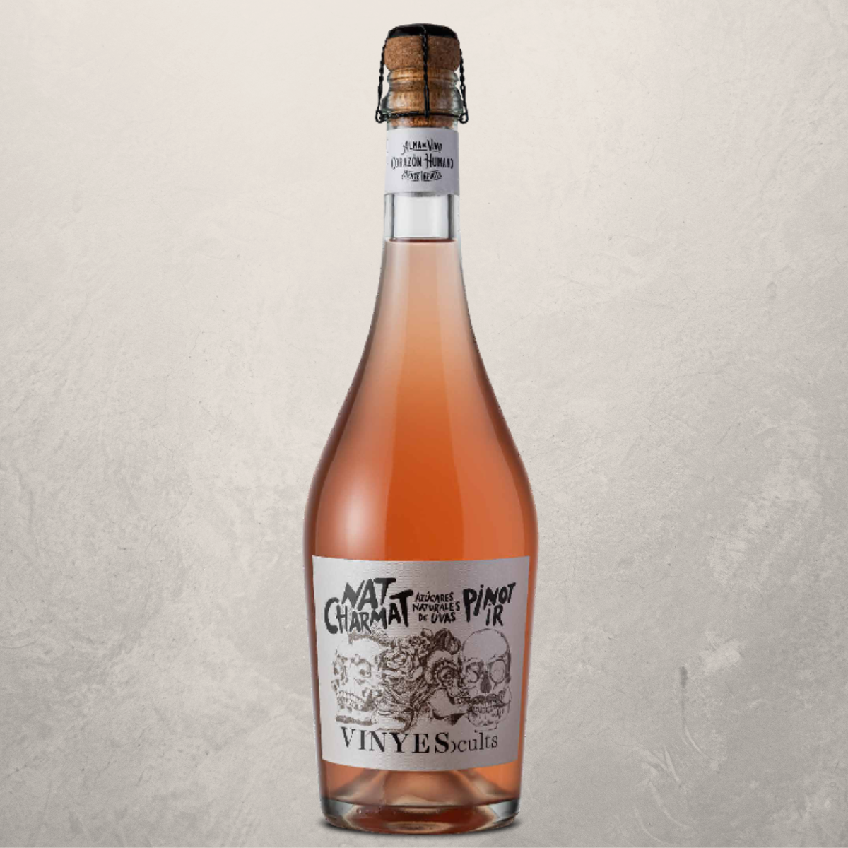 Brut Nature Sparkling Wine argentine wine 100% Pinot Noir