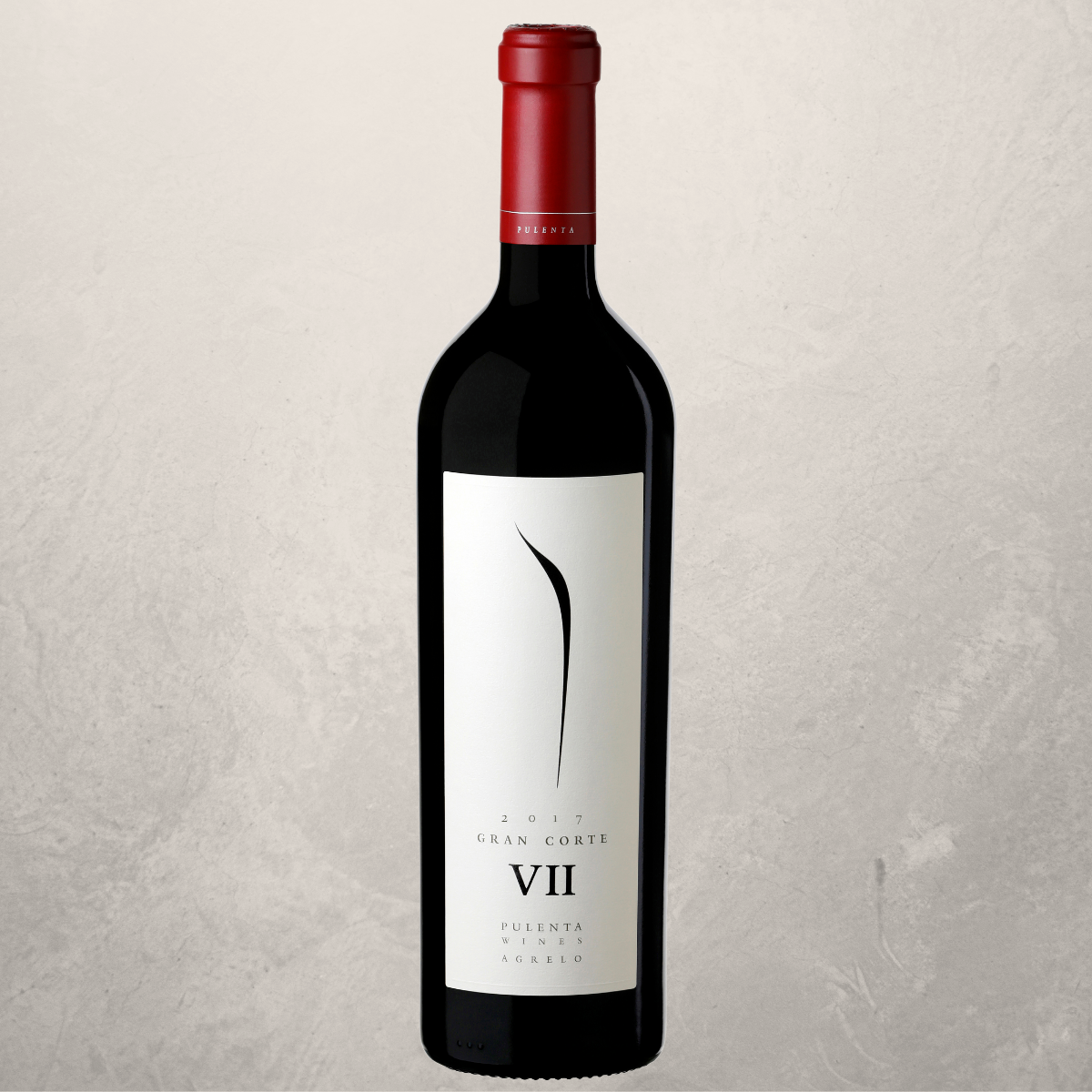 aregnetine wine bottle Gran Corte 2017 from Pulenta Estate Mendoza in Germany